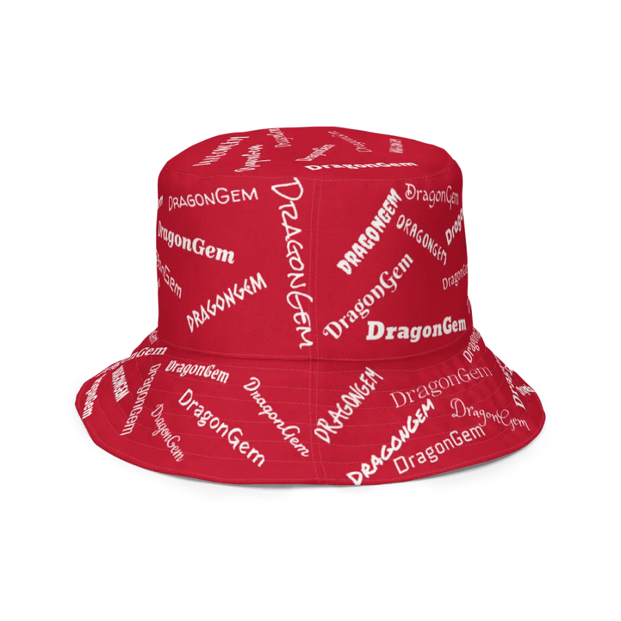 DragonGem Red Reversible Bucket Hat product image (4)