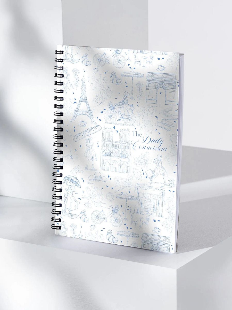 Parisian Toile Spiral Notebook product image (4)