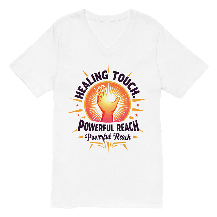 Radiant Healing Touch V-Neck Tee product image (2)