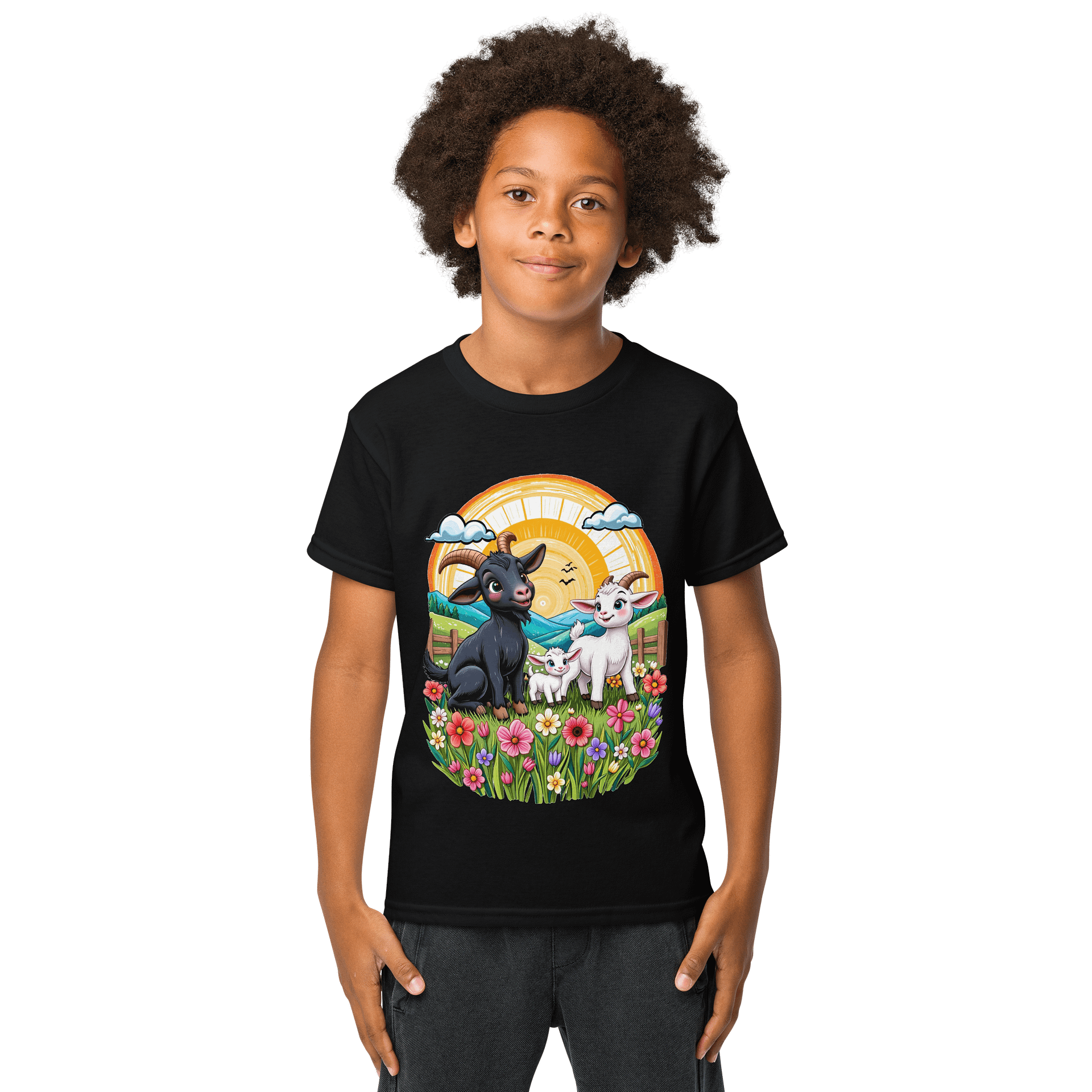 Meadow Goat Adventure Youth Tee product image (1)