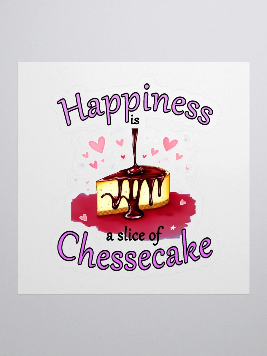Sweet Indulgence Cheesecake Sticker product image (1)