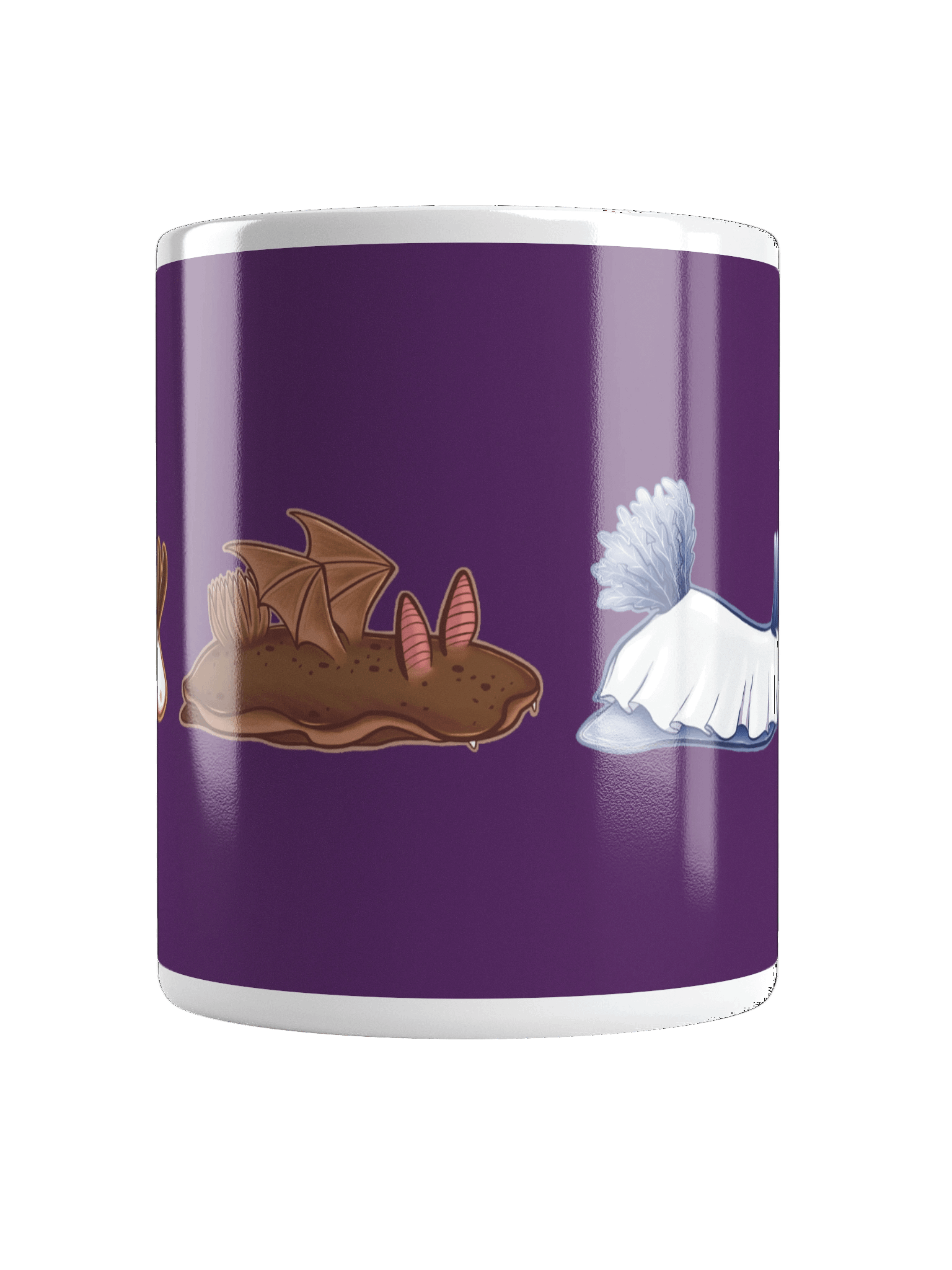 Spooky Scary Slug Time - Mug w/ Purple Background product image (6)