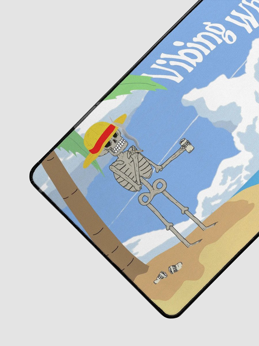 Vibing while dying Desk Mat product image (3)