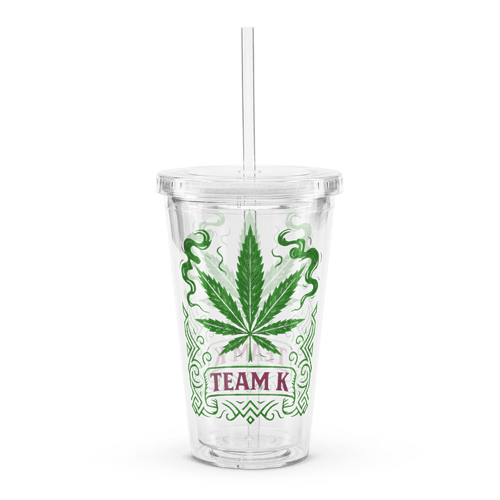 Team K V-7 Clear Plastic Tumbler product image (1)