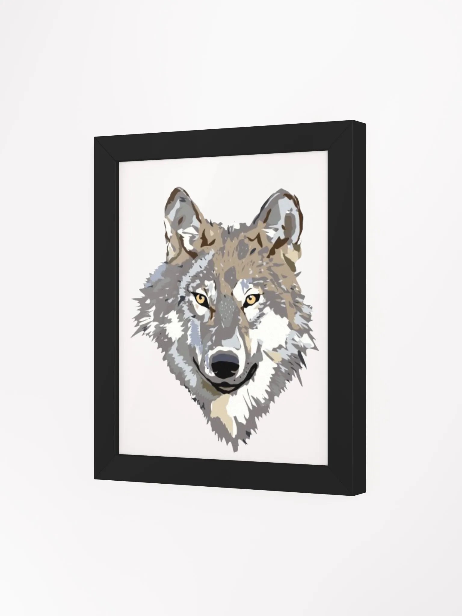 Wolf Framed Matte Wolf Poster product image (54)