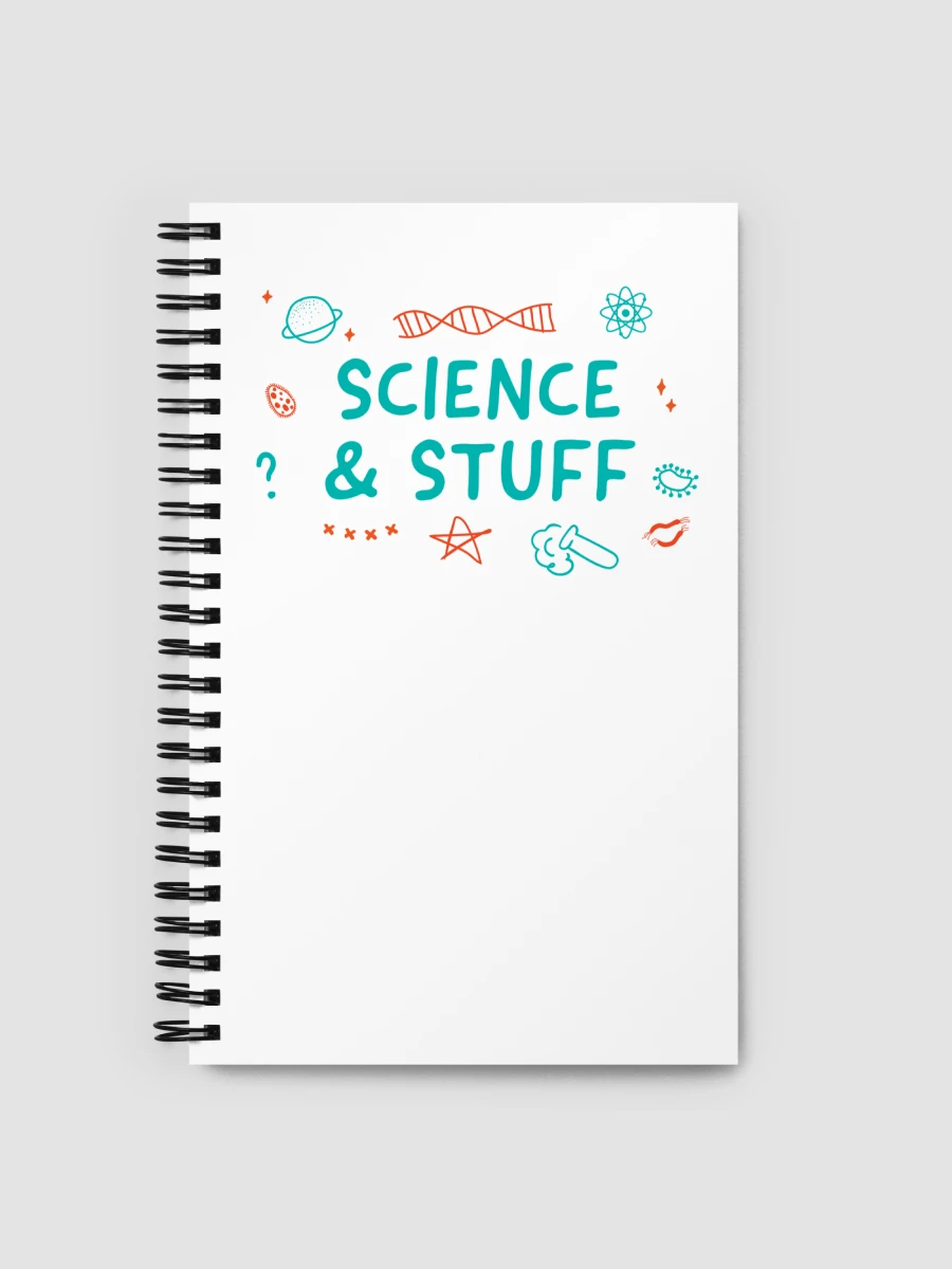 Science & Stuff Spiral Notebook product image (1)