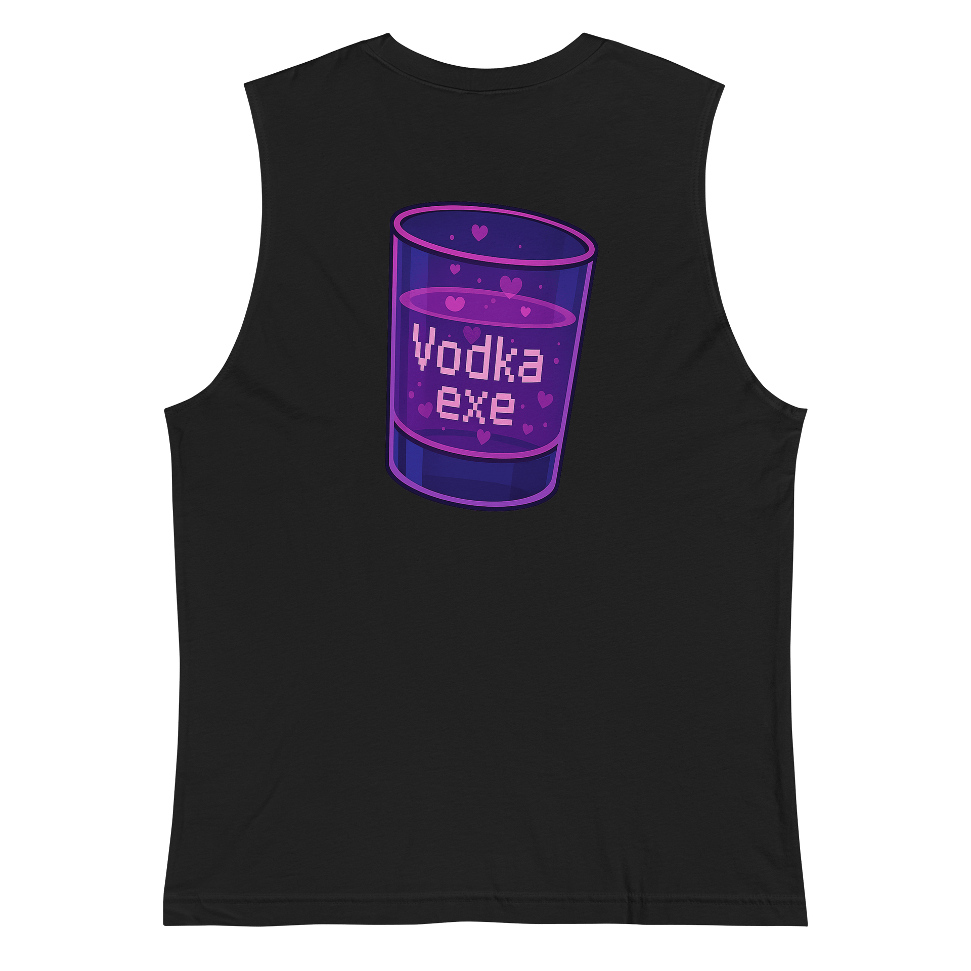 Pixelated Vodka.exe Muscle Tank product image (4)