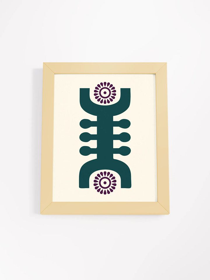 Sheltered Flame Poster (Framed) product image (1)