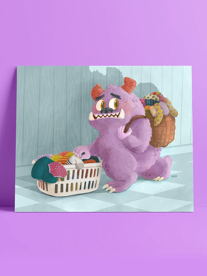 The Sock Collector Print product image (1)