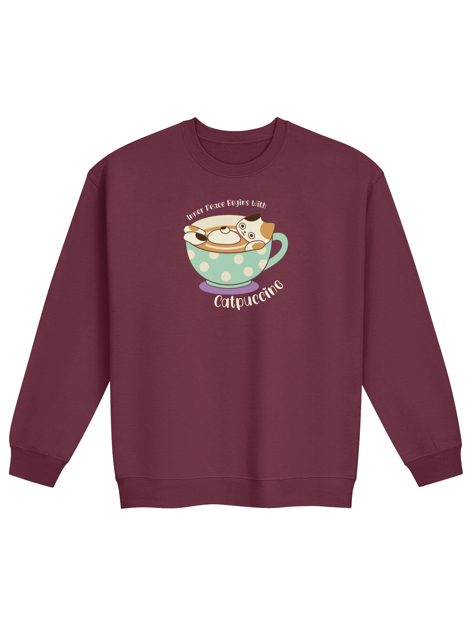 Catpuccino Cat - Unisex Adult Sweatshirt product image (1)
