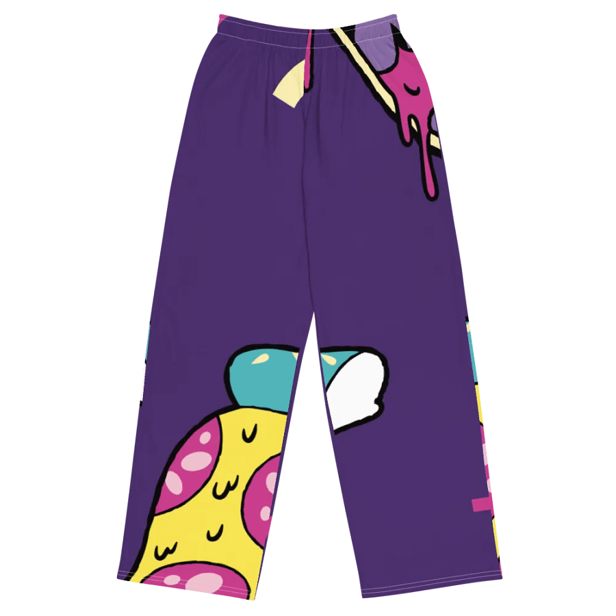 Melting Pizza Dreams Wide-Leg Pants product image (1)