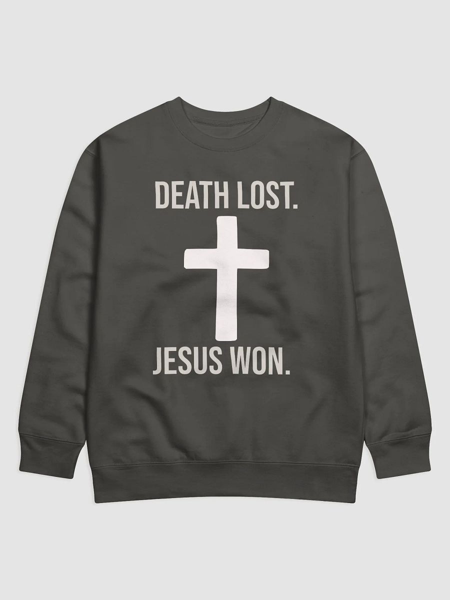 Death Lost, Jesus Won – Victory in Christ Sweatshirt product image (6)