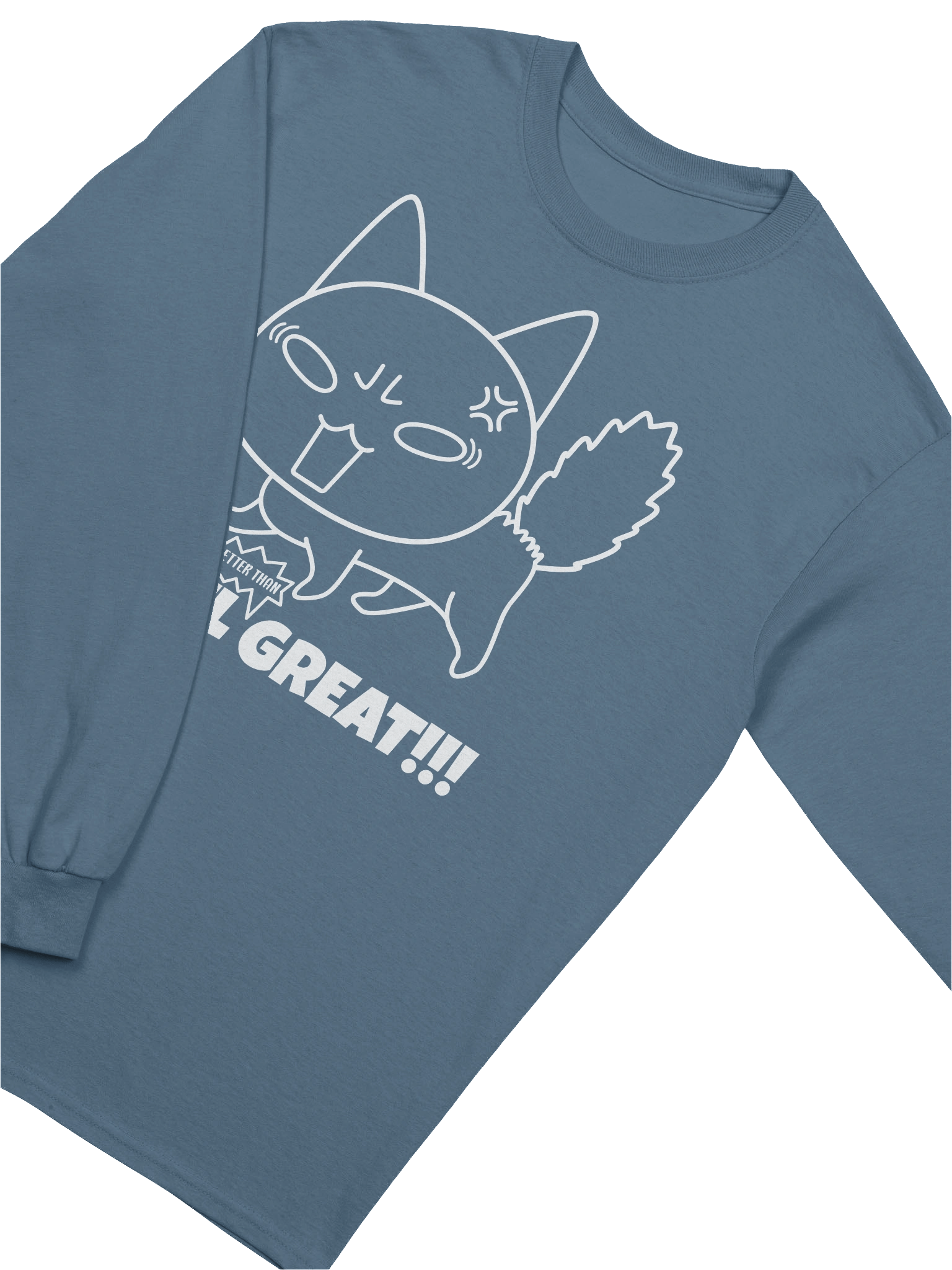 Ironic Emotional Expression - Unisex Adult Long Sleeve T-shirt product image (3)