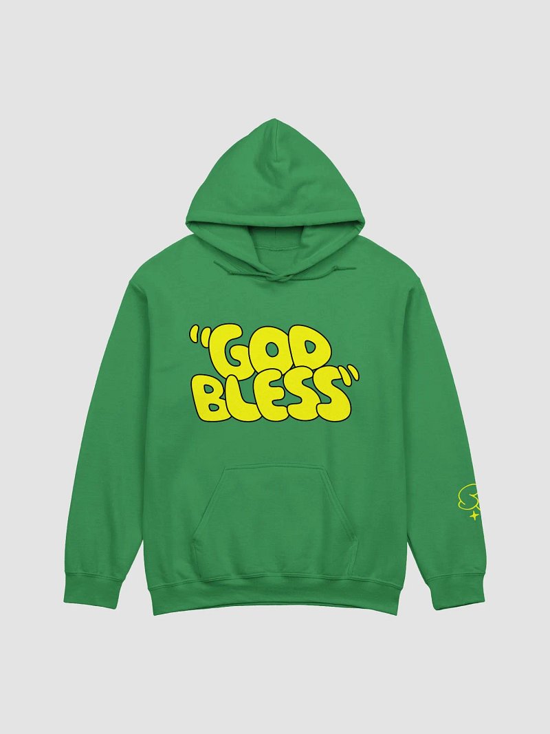 God Bless Hoodie - Green/Yellow