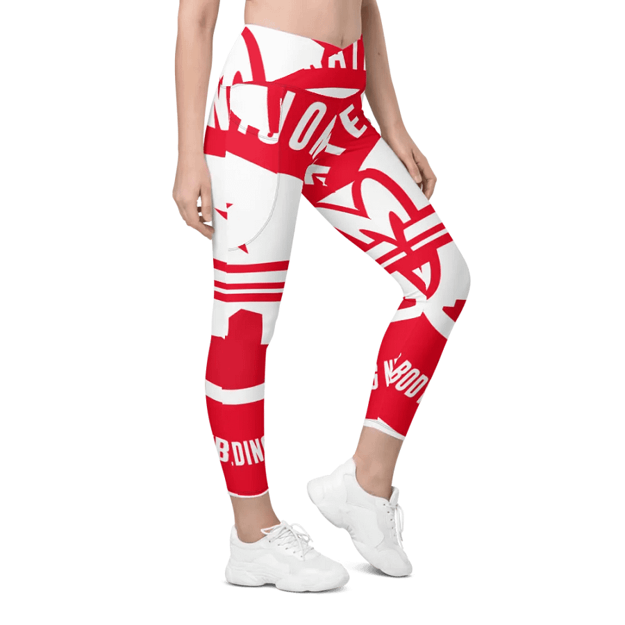 IFBNewsfeed.Org's All-Over Print Crossover Leggings with Pockets product image (6)