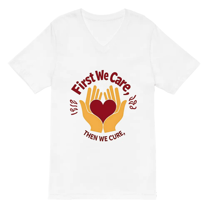 Care & Cure Heart V-Neck Tee product image (2)