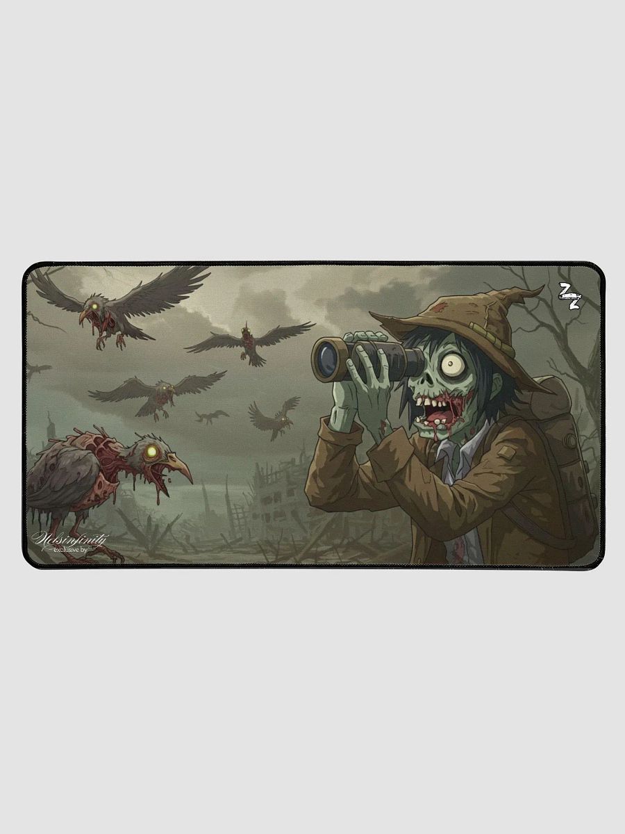 Exclusive Zombie Bird Watching Like A Zombie 04 Desk Mat product image (1)