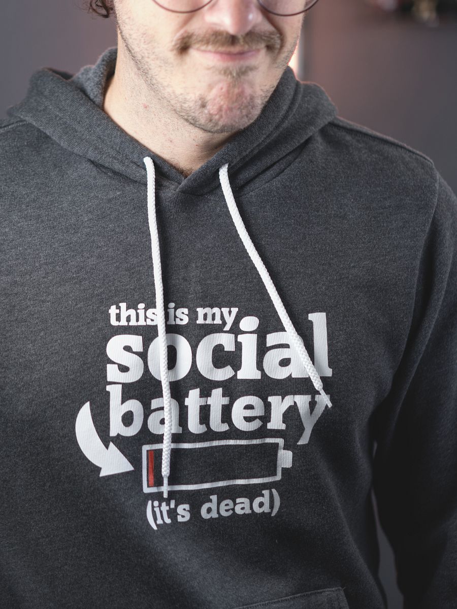 This Is My Social Battery (It's Dead) Hoodie product image (3)