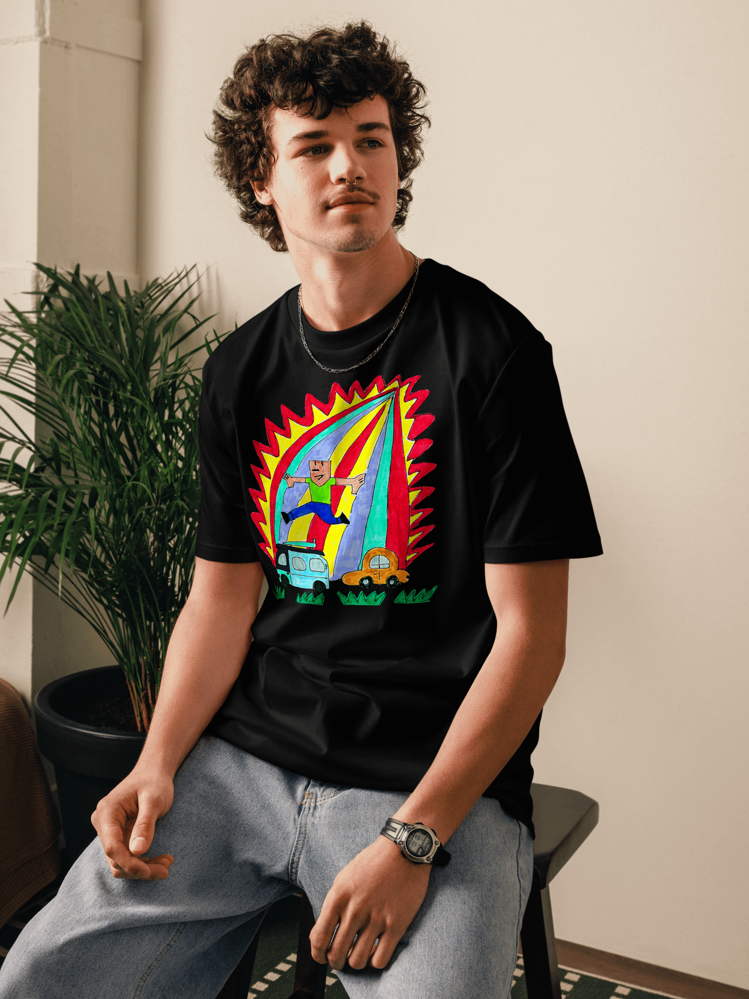 Rays of Freedom Unisex Organic Tee product image (4)