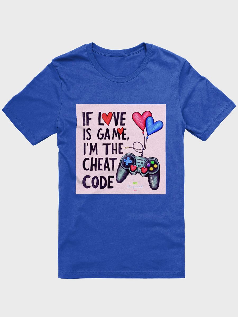 Love Game Unisex Tee, Relationship Graphic Tshirt, Romantic Couples Shirt, Valentine's Day Apparel, Heart Design Top product image (2)