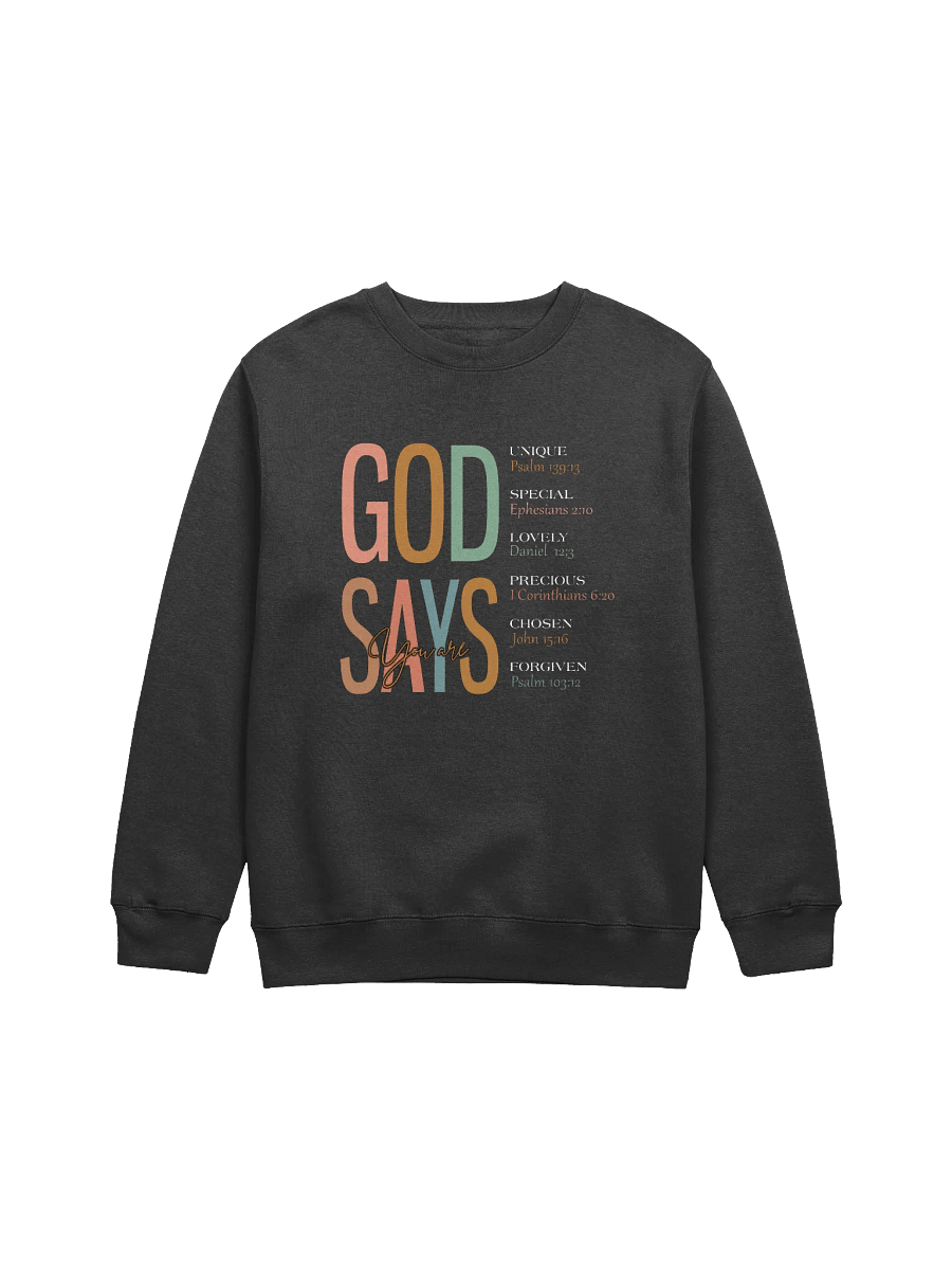 Divine Typography Sweatshirt product image (2)