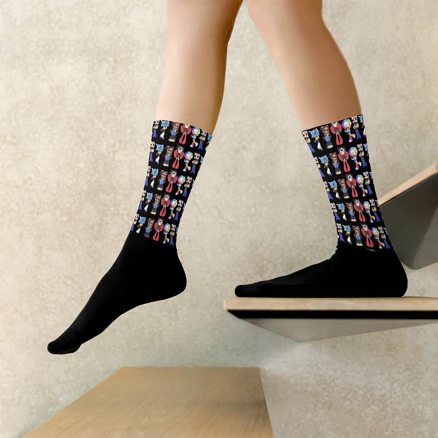 Black Group Chibi Socks product image (9)