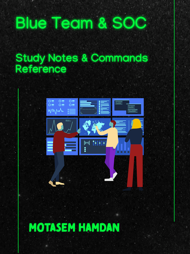 Blue Team Cyber Security & SOC Analyst Study Notes product image (1)