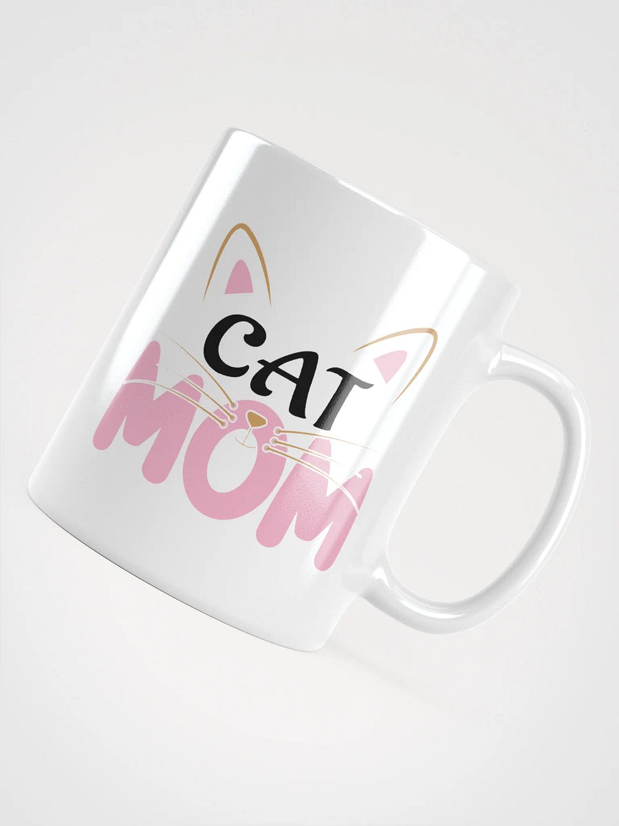 Cat Mom White Mug product image (10)