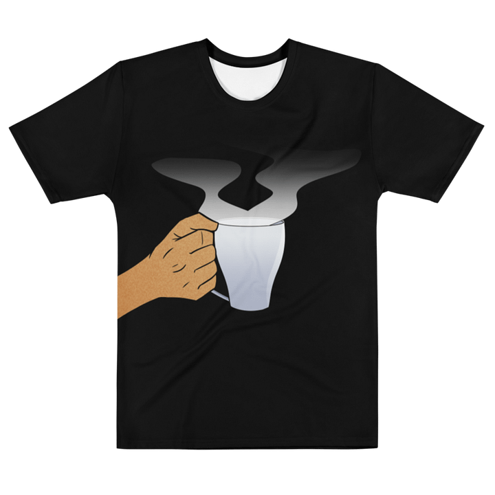 [Honesty] Hands On Coffee (black shirt / brown skin tone) product image (1)