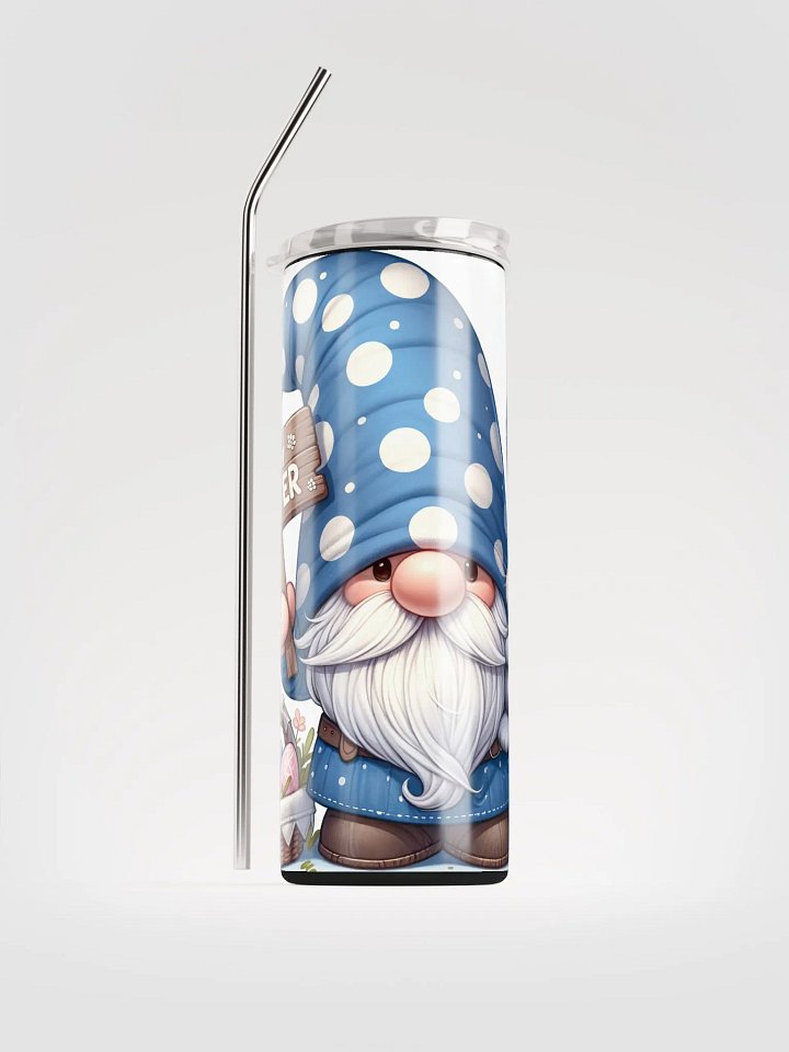 Whimsical Easter Gnome Stainless Steel Tumbler product image (1)