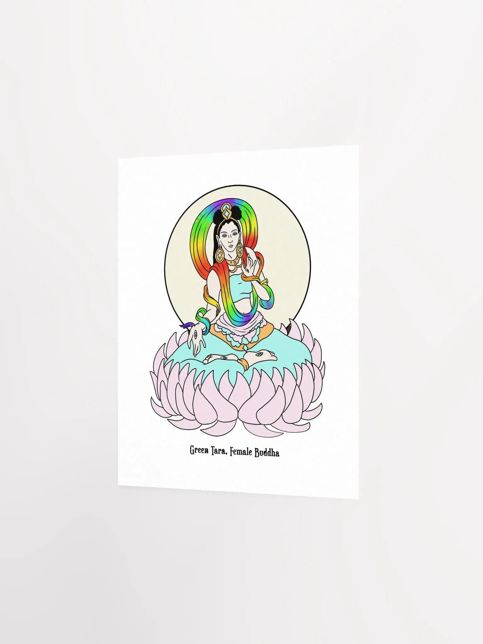 Green Tara 8x10 Print product image (2)