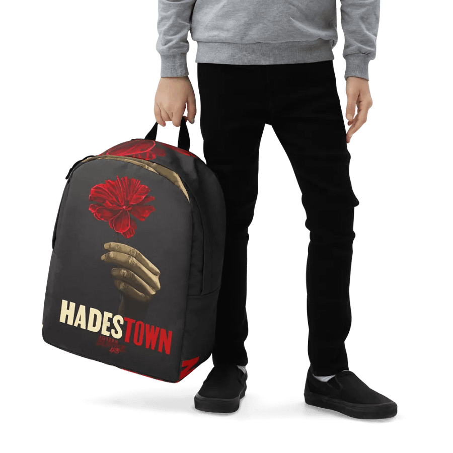 Wait For Me Red Carnation Minimalist Backpack product image (1)