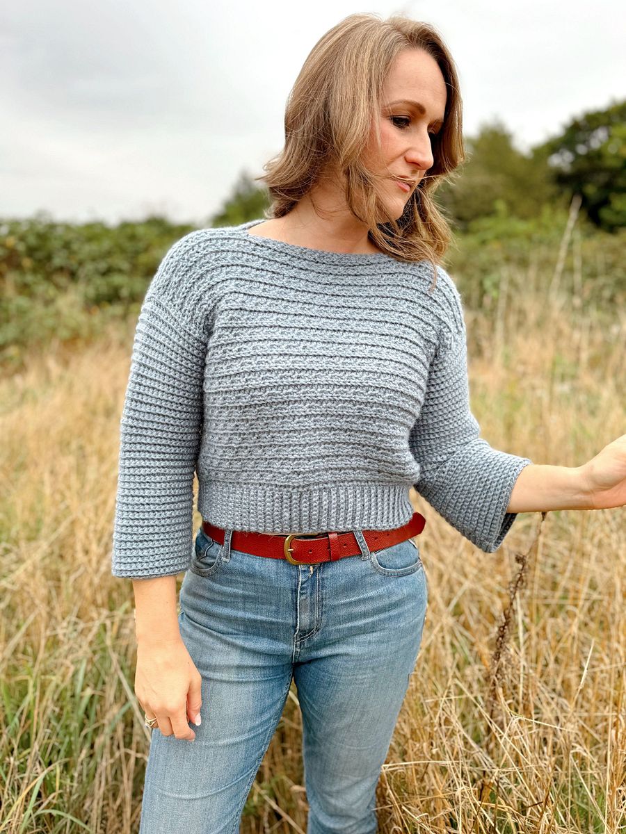 Mystical Sweater / Easy V-Neck Adult Sweater Crochet Pattern product image (6)