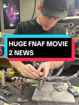HUGE FNAF MOVIE 2 NEWS (NEW ANIMATRONICS!) #FNAF #FNAFMOVIE #FNAFMOVIE2 #FNAFMOVIENEWS #BLUMHOUSE #HORROR #FYP #FNAFEDIT #horrormovie 