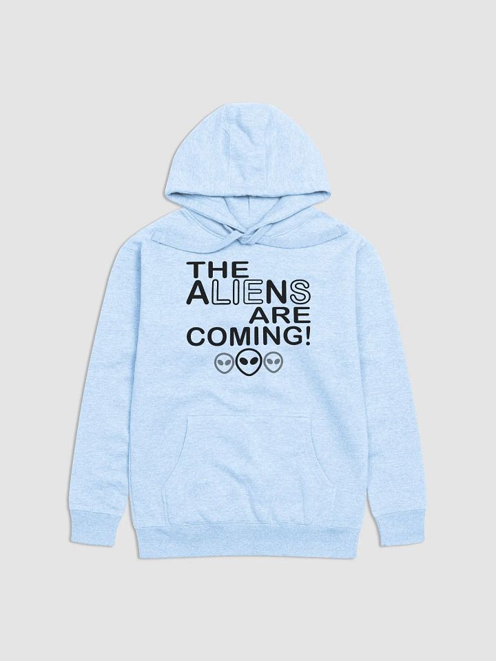The Aliens Are Coming! - Black - Cotton Heritage Unisex Premium Hoodie product image (2)