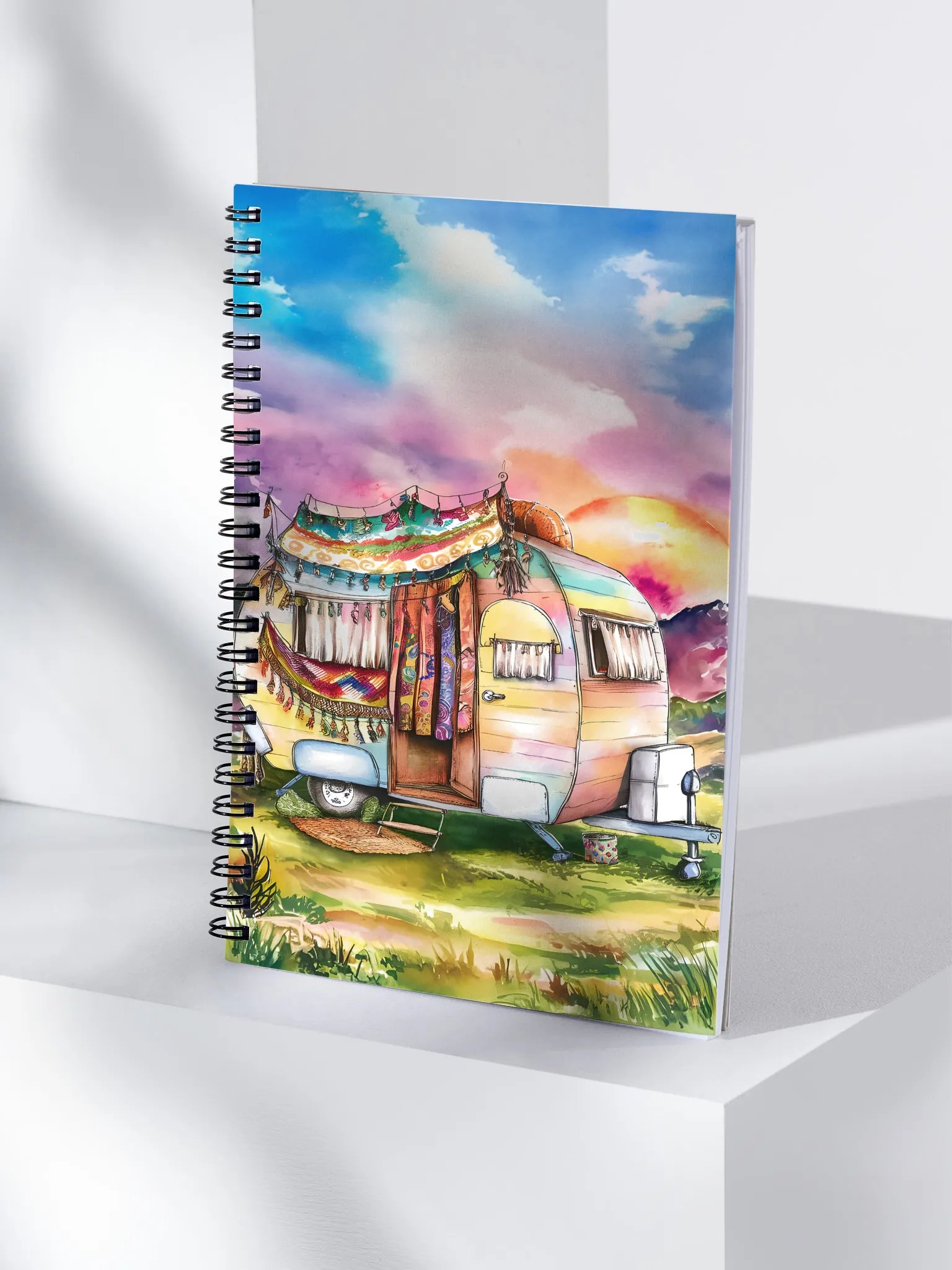 Boho Sunset Getaway Spiral Notebook product image (4)