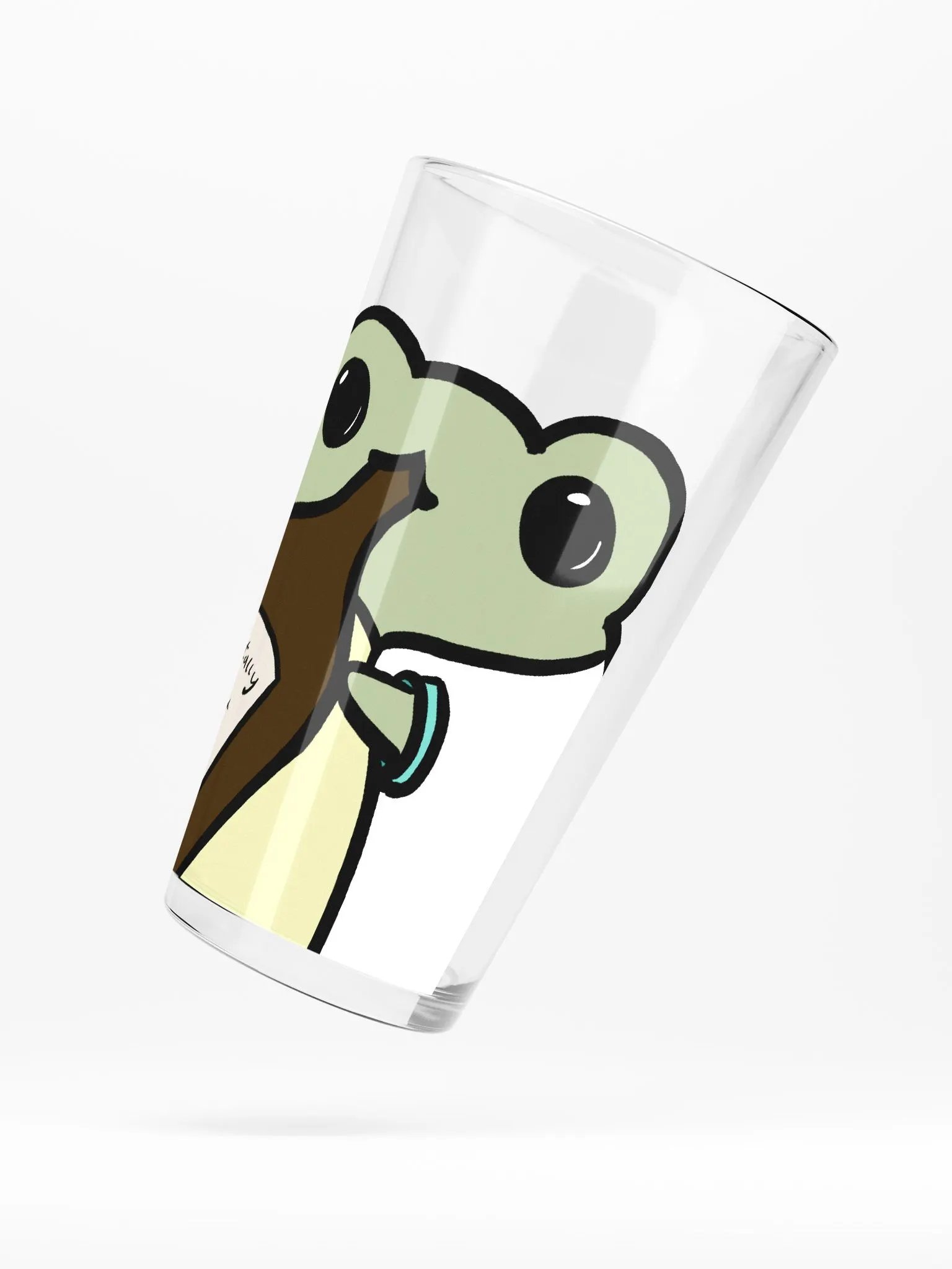 The Frog Pint Glass: I Can Stop at Anytime!... I SWEAR product image (5)