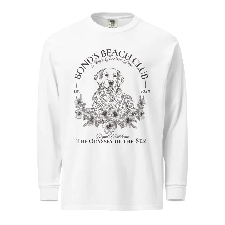 Bond's Beach Club Bachelor Long Sleeve Shirt product image (1)