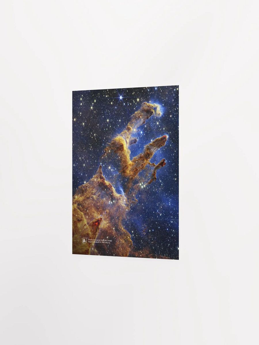 JWST Pillars of Creation, 2022 - Eagle Nebula, M16, NGC 6611 (James Webb/JWST) — space poster, science poster product image (9)