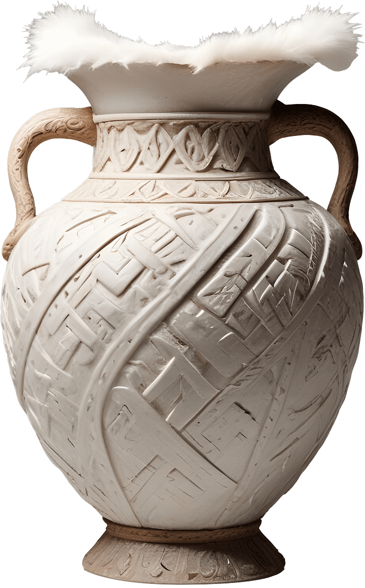 Scandinavian Nest – Nordic Cozy Ceramic Vase PNG product image (1)