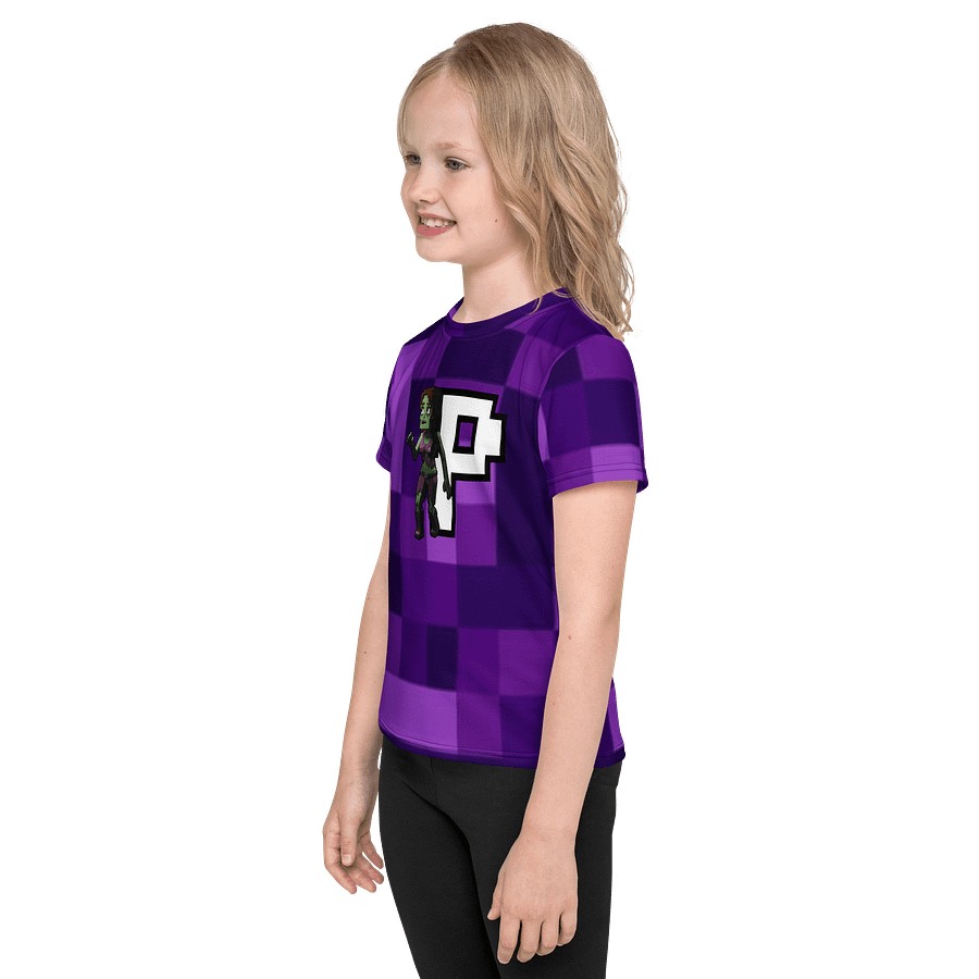 Patient PixelZ Kids T-Shirt (Pixel Zombie v1 Purple) product image (3)