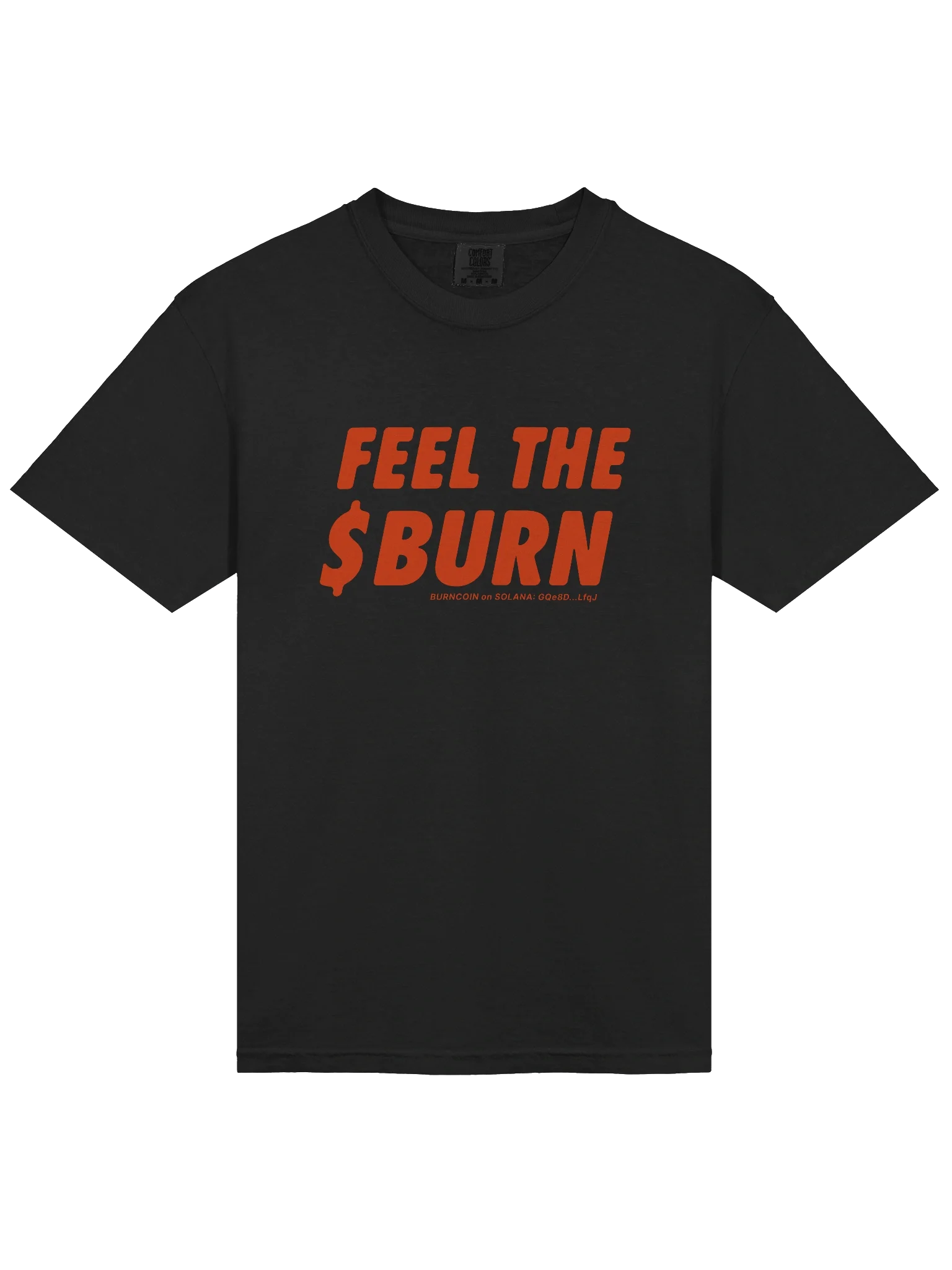 Feel The BURN T-shirt - Red on Dark product image (24)