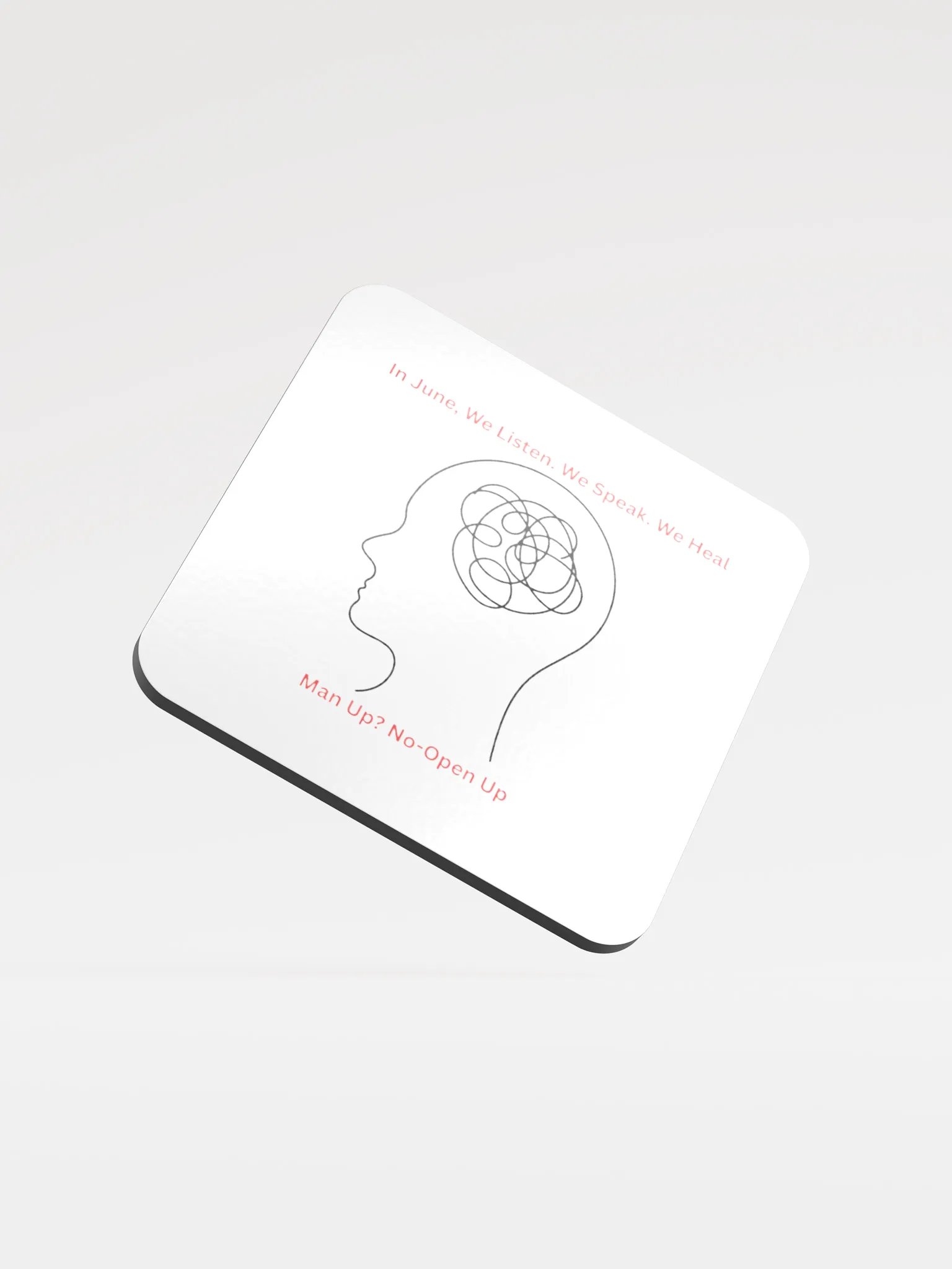 Men's Mental health Awareness Coaster product image (1)
