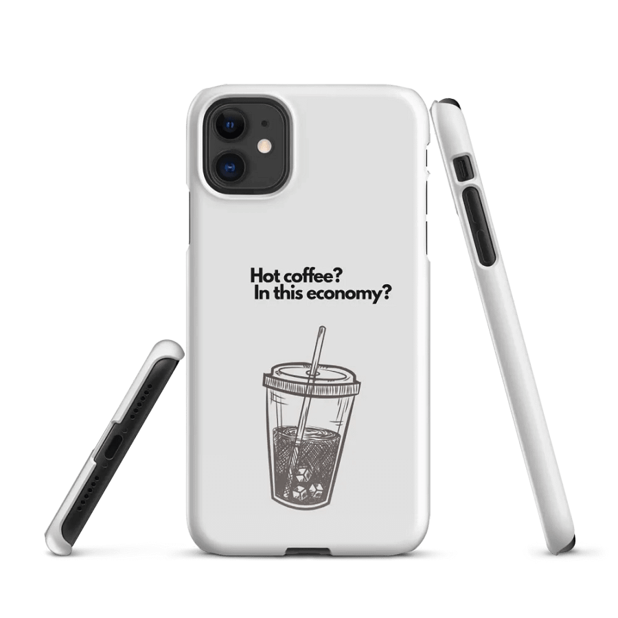 Economy Iced Coffee iPhone Case product image (2)