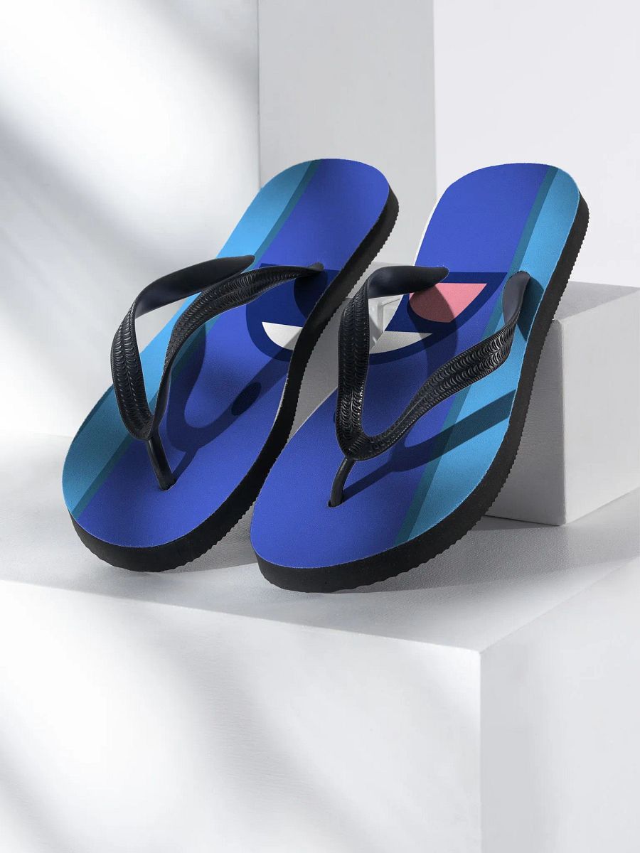 Blue Suitcase Flip Flops product image (1)