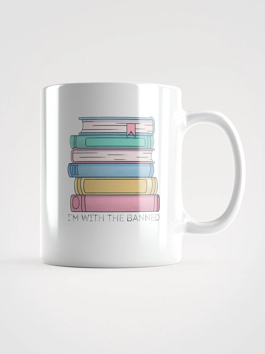I'm With the Banned Book Stack Mug product image (3)
