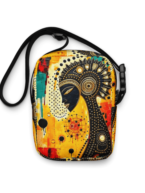 Yogi Muse Abstract Art Painted Crossbody Bag