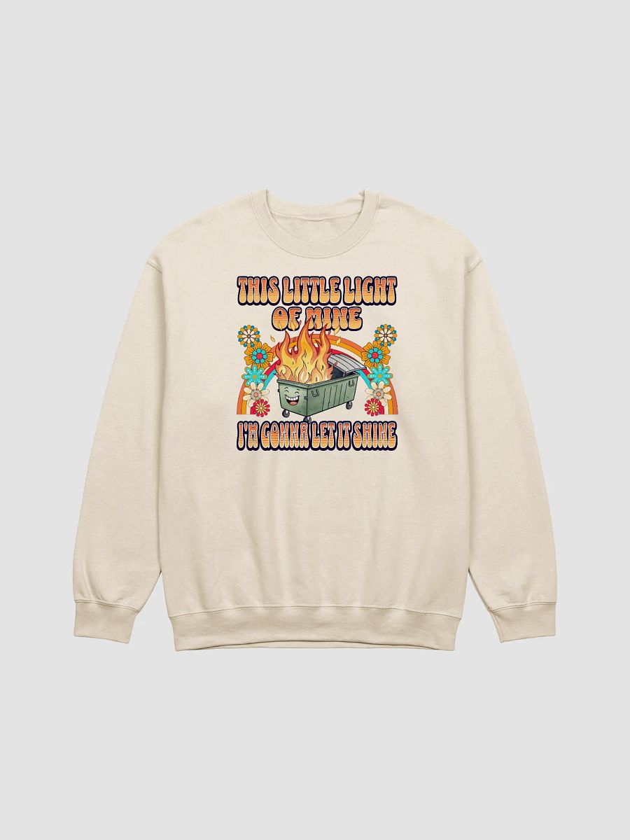 This Little Light Of Mine Dumpster Fire Crewneck Sweatshirt product image (15)