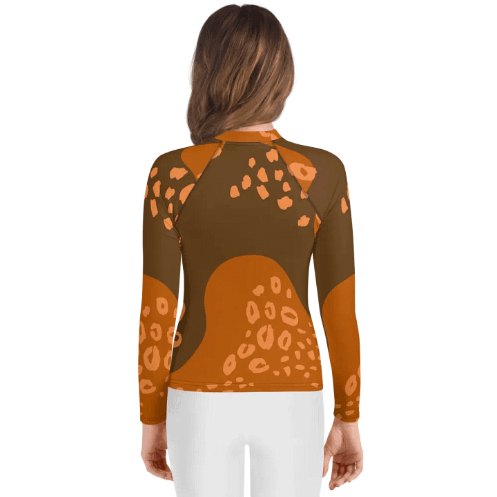 Wild Orange Youth Rash Guard product image (2)