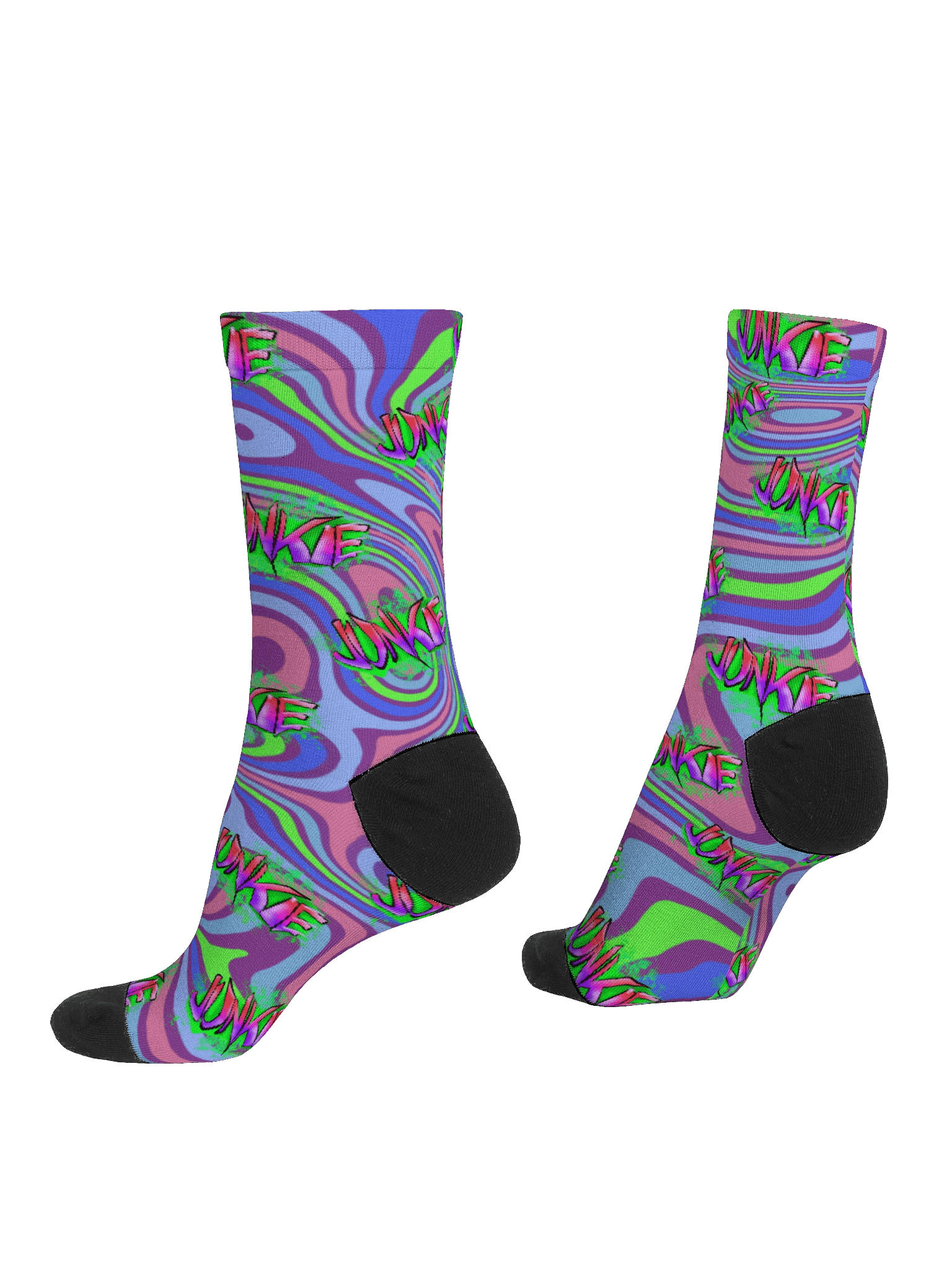 "Graffiti Surge" - Junkie Project Socks product image (4)